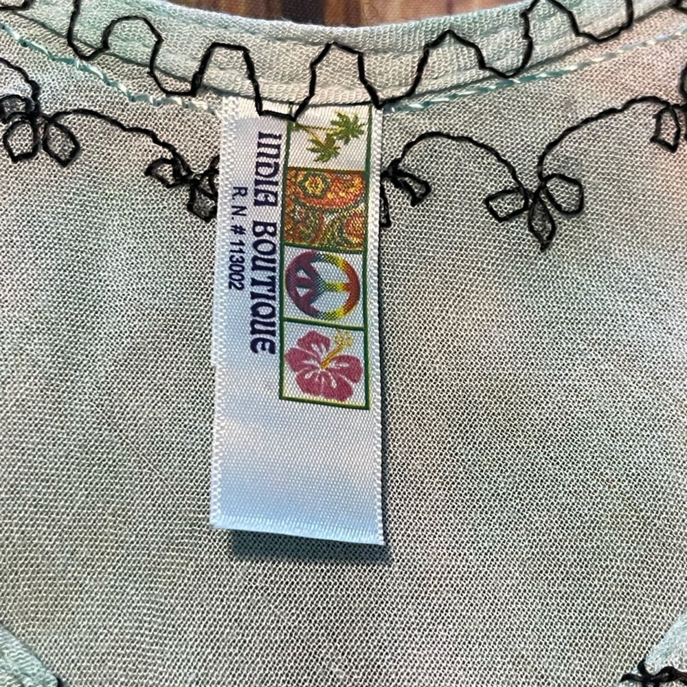 India Boutique girls dress Size S Preowned Boho Tie dye Embroidered - Picture 4 of 7